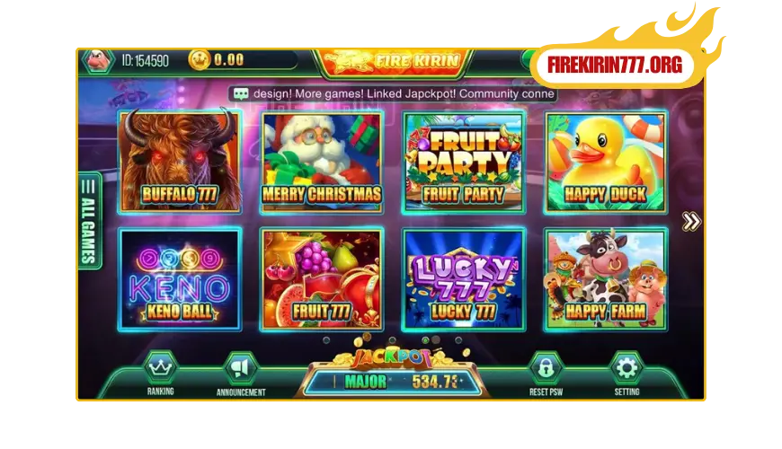 fire kirin fishing online games